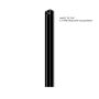 Ensemble de Pvc noir Distink 36 po