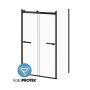 Porte coulissante bidirectionnelle Akcess 2.0 48 po x 36 po Noir mat