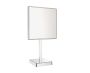 autoportant Square simple face Mirror Mirror KCM-FS-SQ-8 nickel brossé