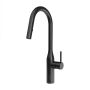 Robinet de cuisine monocommande Kaviar 3/8 po Noir mat