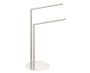 Round double Towel Rail autoportant KFS-RD-DTR nickel brossé