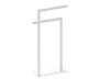 porte-serviettes double carré (Opposing Sides) autoportant KFS-SQ-OS-DTR chrome poli