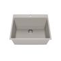 Évier de cuisine Bacia 25 po encastré Granistone Gris galet