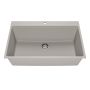 Évier de cuisine Bacia 33 po Encastré Granistone Gris galet