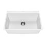Évier de cuisine Bacia 31 po Encastré Granistone Blanc sable