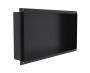 12 po x 24 po niche de douche prête à carreler Niches de douche KSN-TR1224 noir mat
