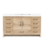 Meuble-lavabo simple Baja 60" Chêne contemporain