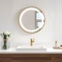 Miroir à éclairage Del pour salle de bains Effect 24 po