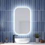 Miroir à éclairage DEL pour salle de bain Eclipse 22 po