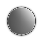 Miroir à éclairage Del pour salle de bain Nox 30 po Noir