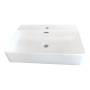 Vasque O B20 blanc en porcelaine vitrifiée