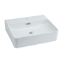 Vasque O B20 blanc mat en porcelaine vitrifiée