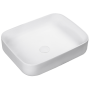 Vasque O B44 blanc mat en porcelaine vitrifiée