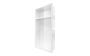 Niche de douche Stella III en acrylique blanc mat