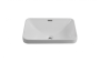 Lavabo semi-encastré Holm 20 1/2 po blanc lustré