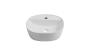 Lavabo vasque Ida 15 3/4 po blanc lustré