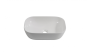 Lavabo vasque Perma 18 po blanc lustré