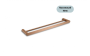 Porte-serviettes murale double 23 po Nano Nova en acier inoxydable