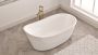 Baignoire autoportante Romy 67 po avec Aéromassage blanc
