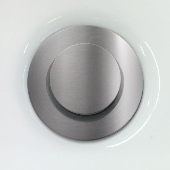 Drain à pression avec trop-plein Accent 1/4 po Nickel pur PVS