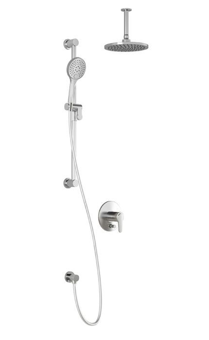 PB4 Système de douche Kontour (sans valve) 60 po Chrome