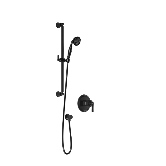 PB1 Ensemble de douche Rustik 60 po Noir