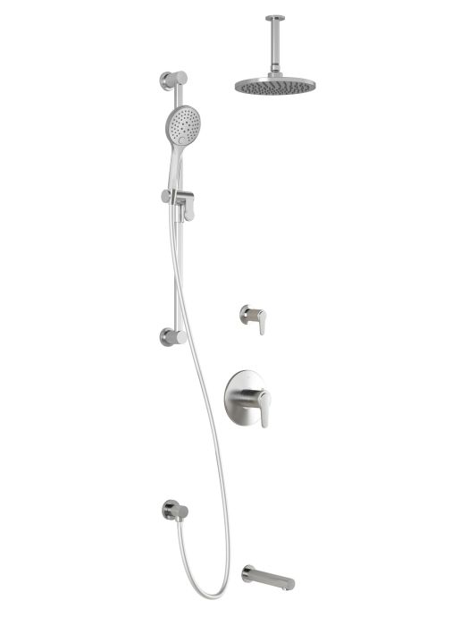 TD3 Système de douche Kontour (sans valves) 60 po Chrome