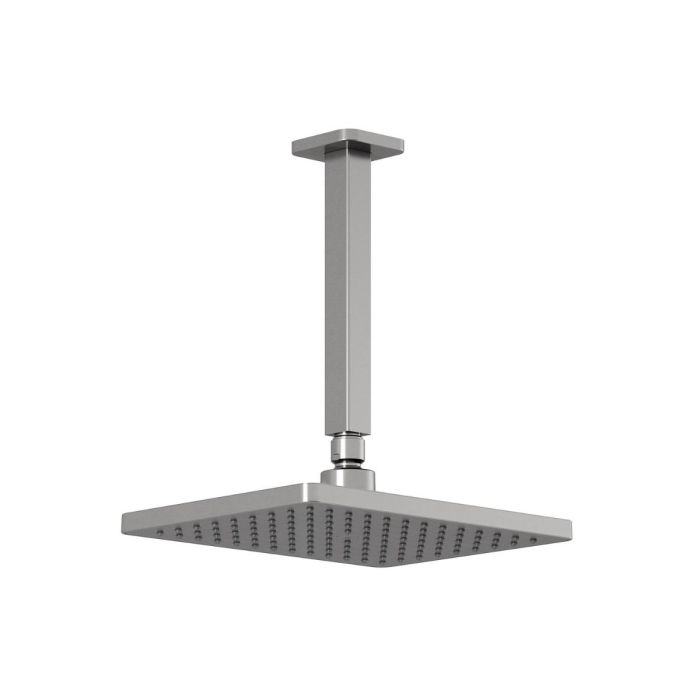 Tête de pluie rectangulaire SquareOne Nickel pur PVS