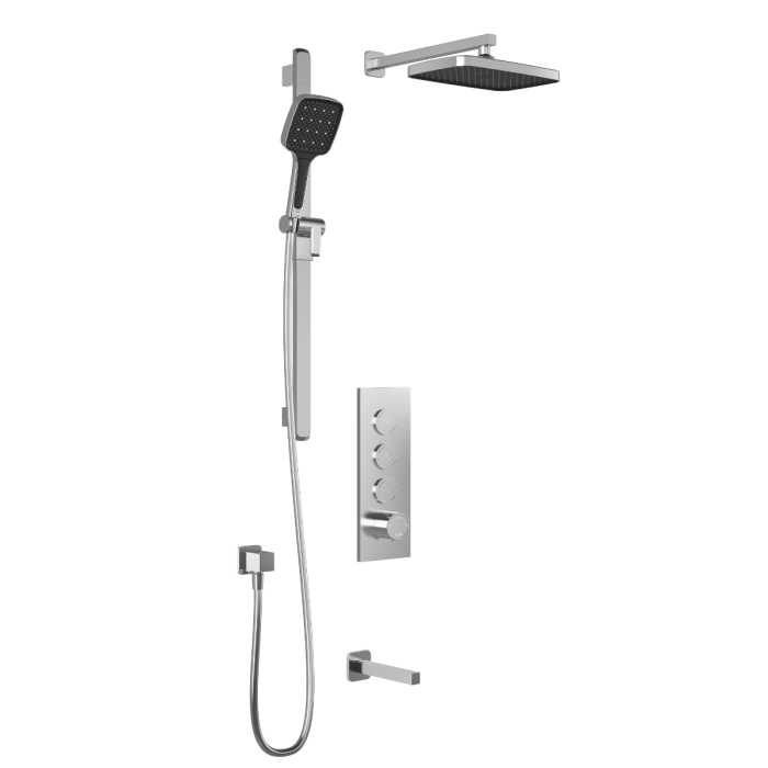 Plus SquareOne 1/2 po Chrome
