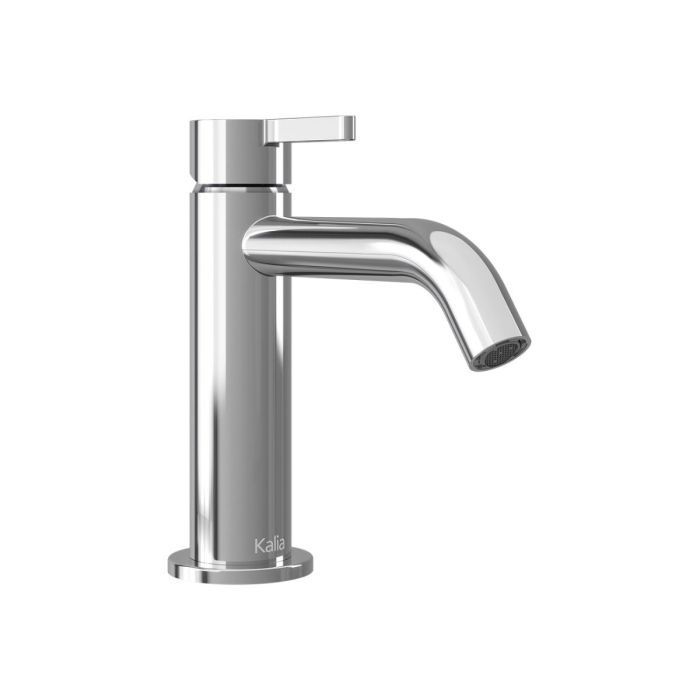 Robinet de lavabo monotrou avec poignée à levier sur le dessus Basico Chrome