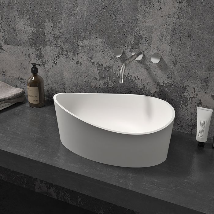 Lavabo Evoque 24 po x 15 po en blanc mat