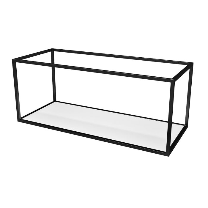 Support mural pour lavabo en noir mat 48 po x 20 po