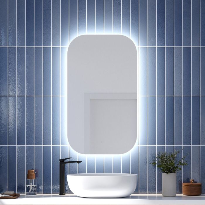Miroir à éclairage DEL pour salle de bain Eclipse 22 po