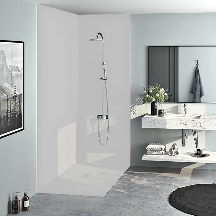 Mur 36 po en blanc Slate blanc