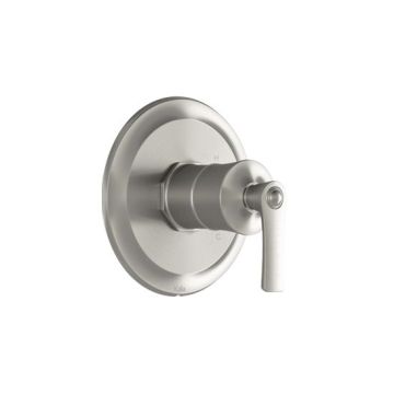 Finition pour valve à pression équilibrée Rustik 3/4 po Nickel pur PVS