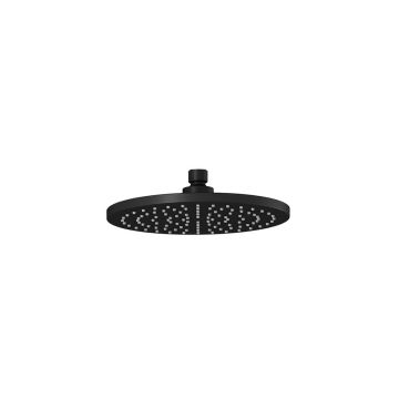 Tête de pluie ronde Noir mat