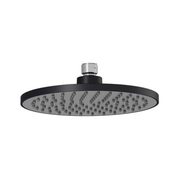 Tête de pluie ronde 7 Kontour 7/8 po Noir et chrome