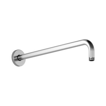 Bras mural 90° portée de 421 mm (16 Basico 9/16 po) avec garniture ronde Chrome