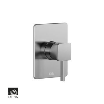 Finition carrée pour valve à pression équilibrée ½" thermostatique avec contrôle de volume Sobrio
