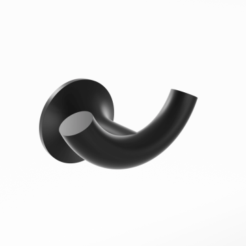Towel Hook PARIS 130136 noir mat