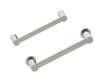 barre à serviette 9 po PORTO 137109 nickel brossé
