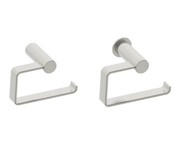 Drop porte-papier hygiénique PORTO 137152 nickel brossé