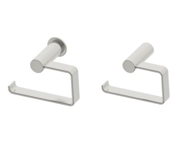 Drop porte-papier hygiénique (gauche) PORTO 137152L nickel brossé