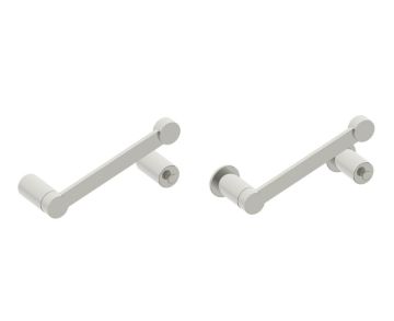 Pivot porte-papier hygiénique PORTO 137158 nickel poli