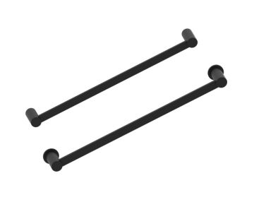 barre à serviette 18 po PORTO 137180 noir mat