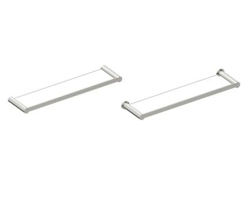 tablette en verre PORTO 137673 nickel poli