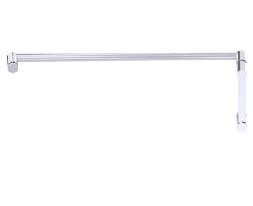 poignée de porte de douche décalée 6 po x 24 po PORTO 13770624 chrome poli