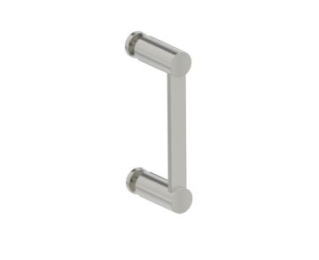 6 po poignée simple pour porte de douche en verre PORTO 1377506 nickel brossé