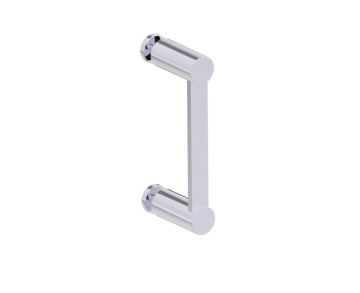 6 po poignée simple pour porte de douche en verre PORTO 1377506 chrome poli