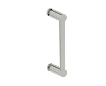 8 po poignée simple pour porte de douche en verre PORTO 1377508 nickel poli